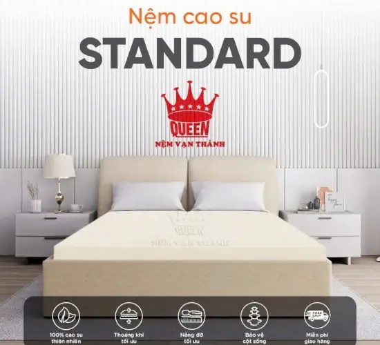 Nệm Cao Su VẠN THÀNH STANDARD