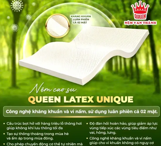 Nệm Cao Su VẠN THÀNH UNIQUE
